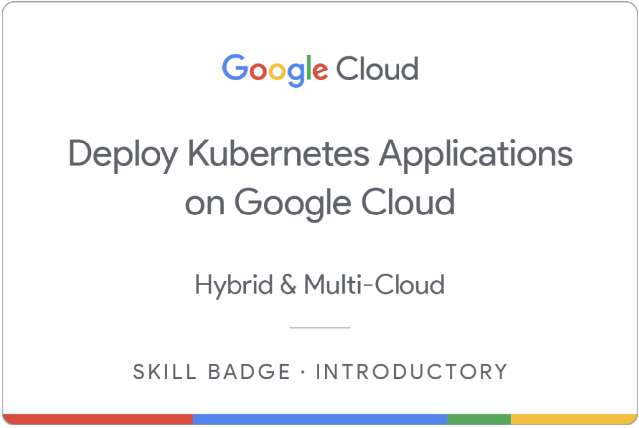 Certificate — Deploy Kubernetes Applications on Google Cloud