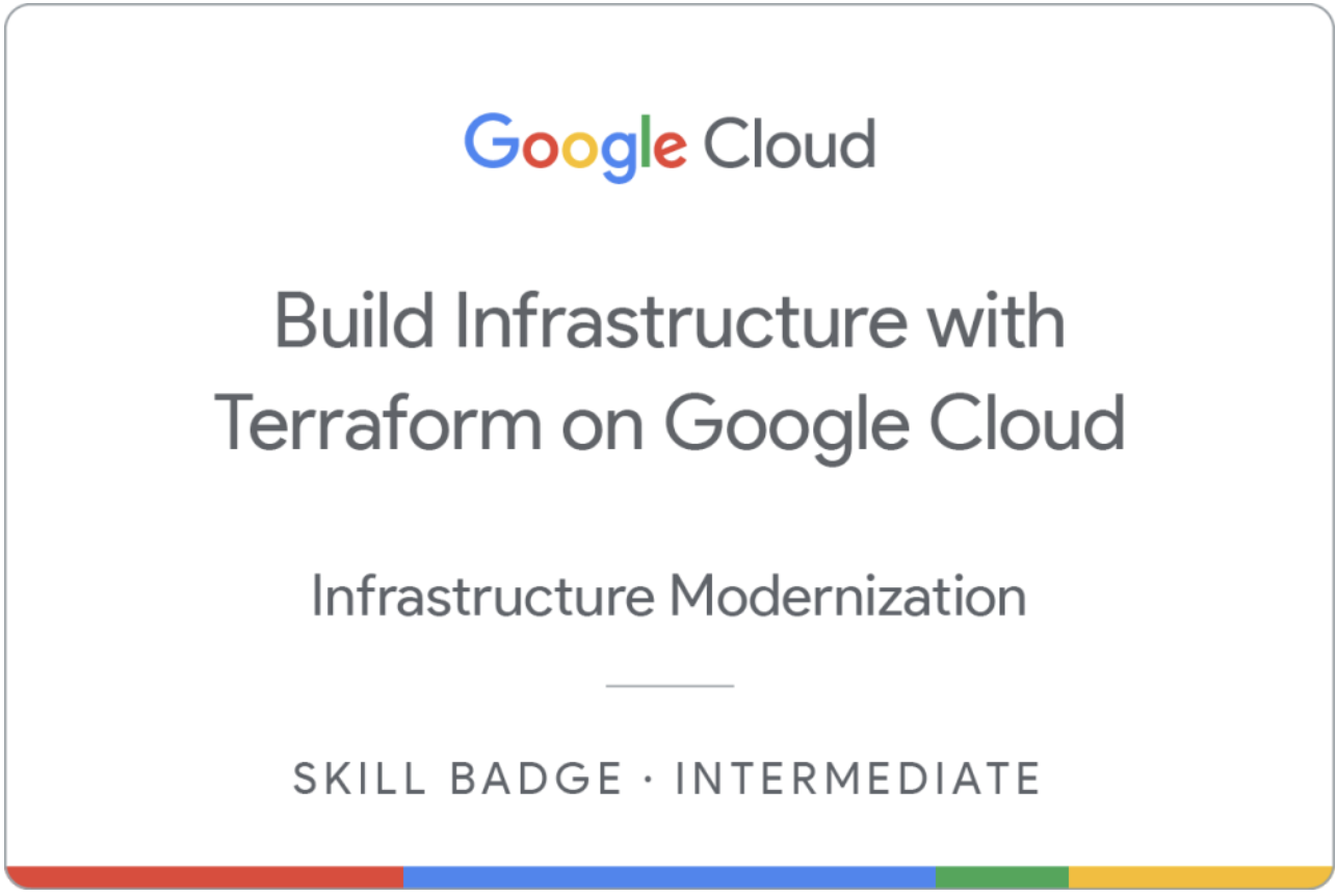 Certificate — Terraform on Google Cloud