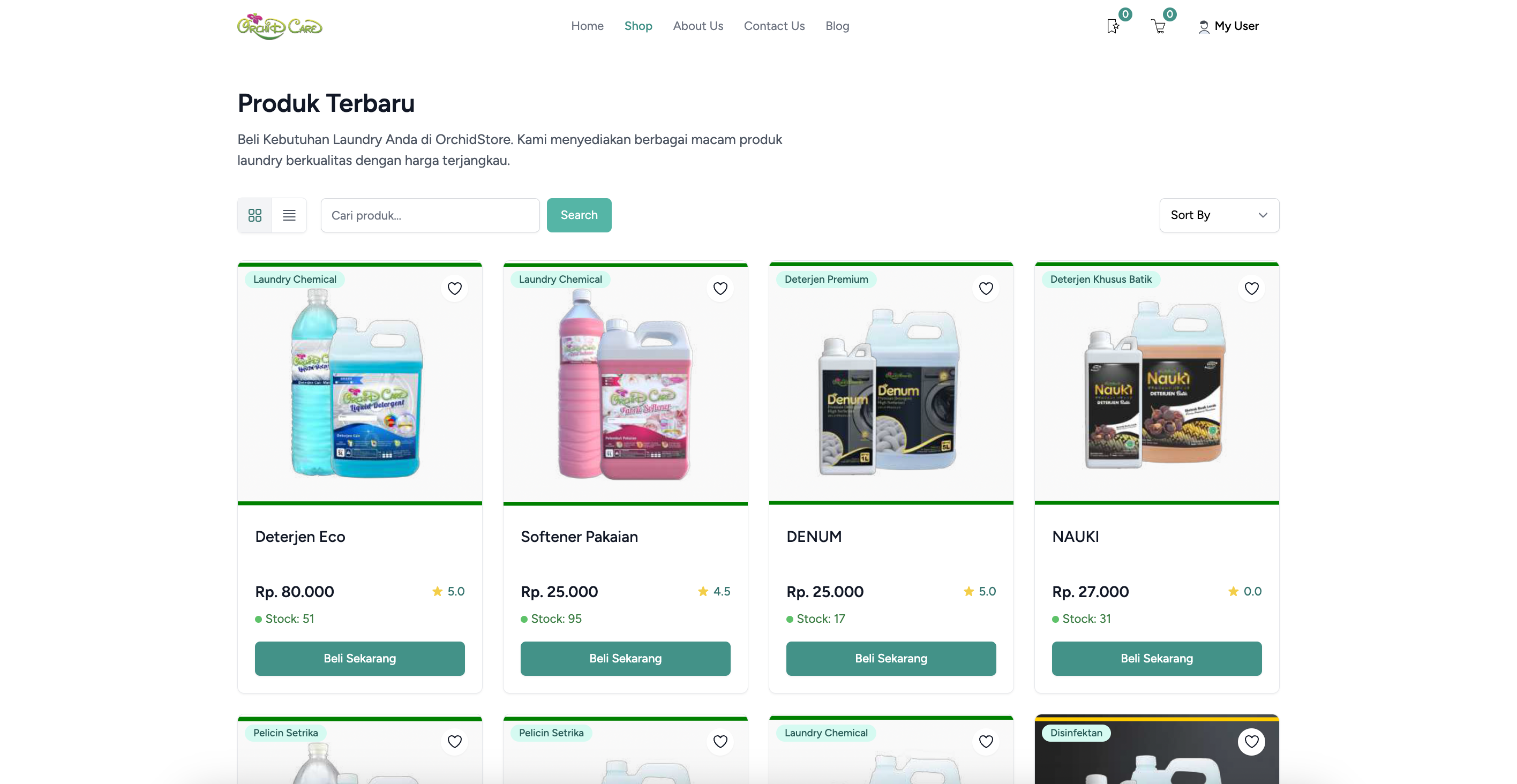 Orchid Brand E-Commerce — preview