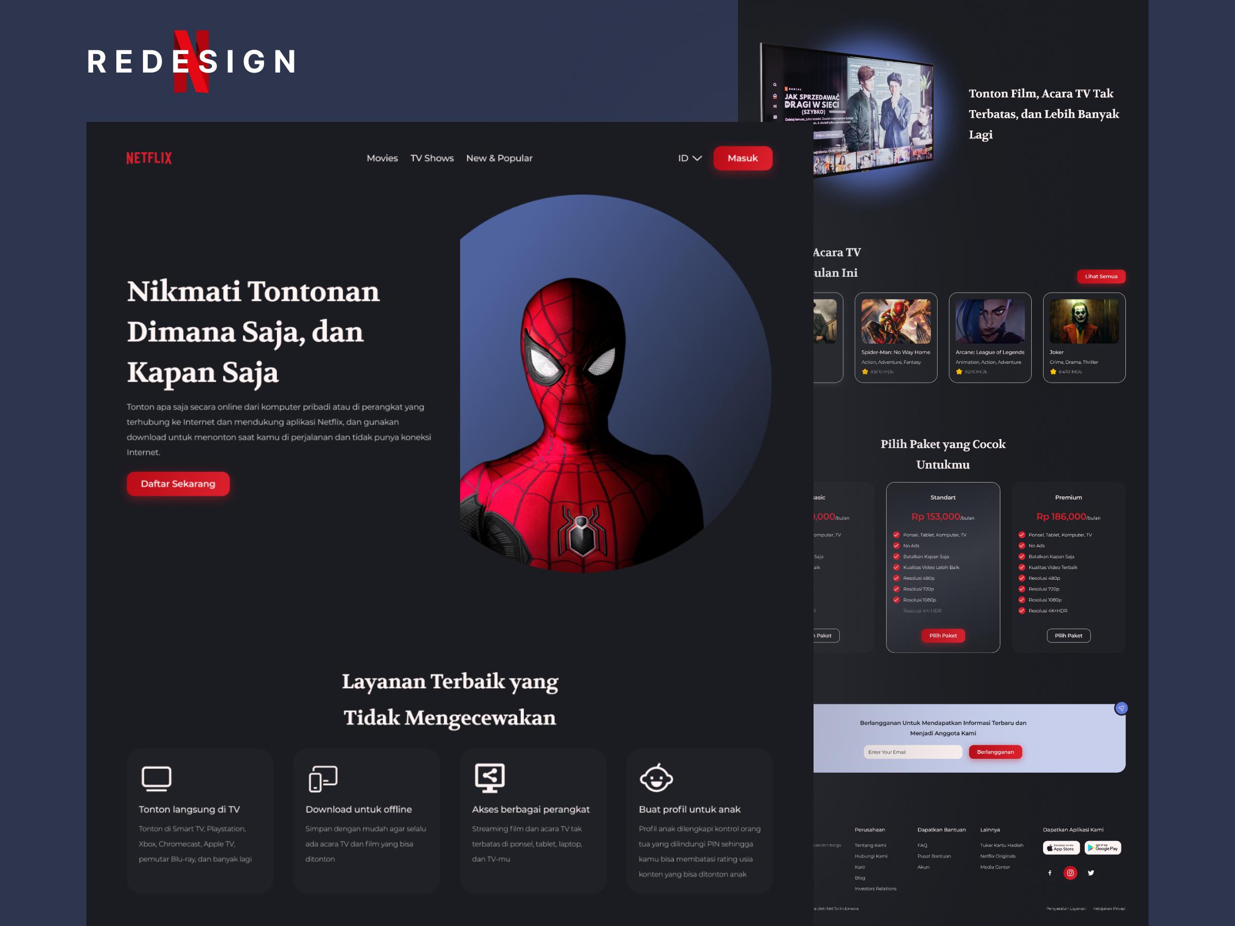 Netflix Redesign — preview